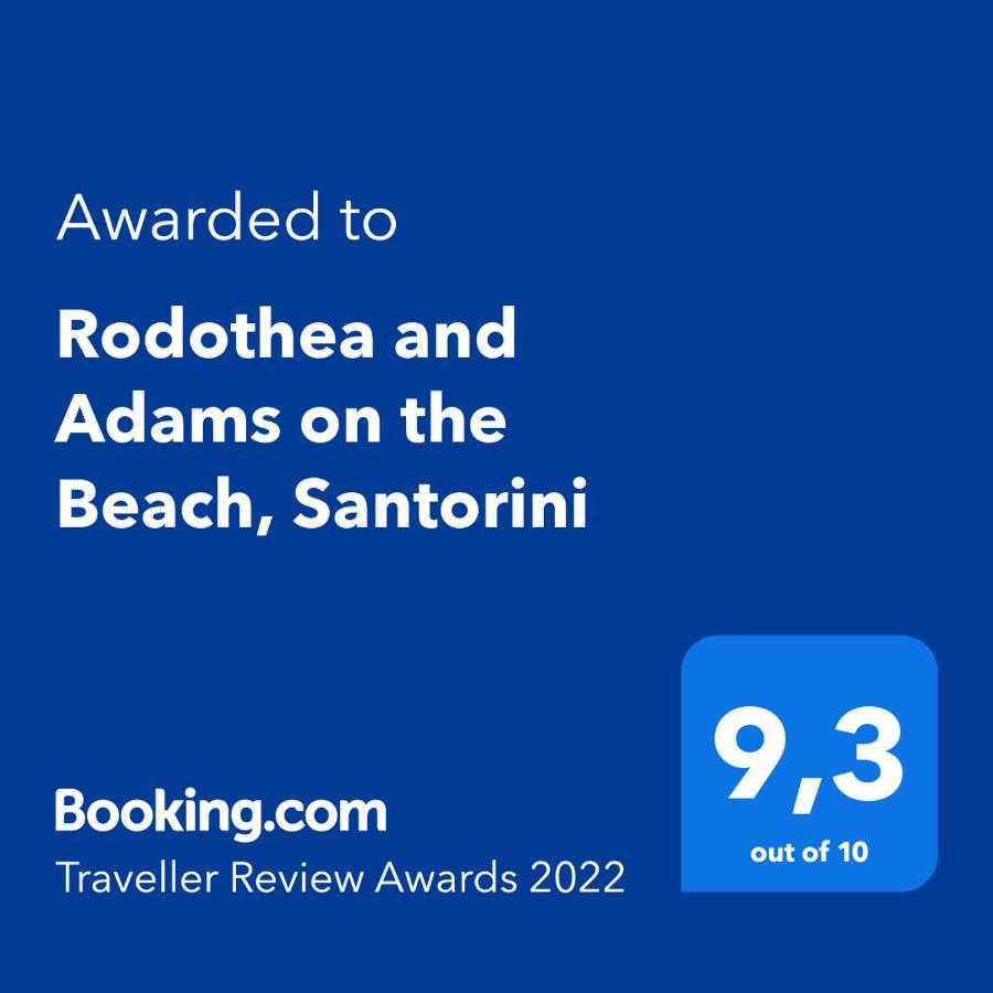 Rodothea And Adams On The Beach, Santorini Монолитос Екстериор снимка